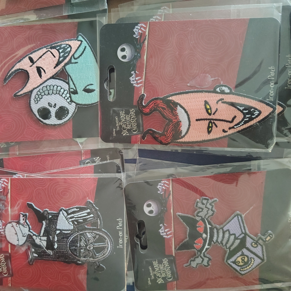 Loungefly Nightmare Before Christmas Character Patches